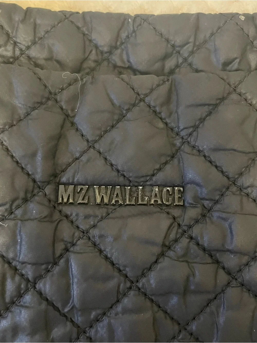 MZ Wallace Metro Quilted Black Tote medium